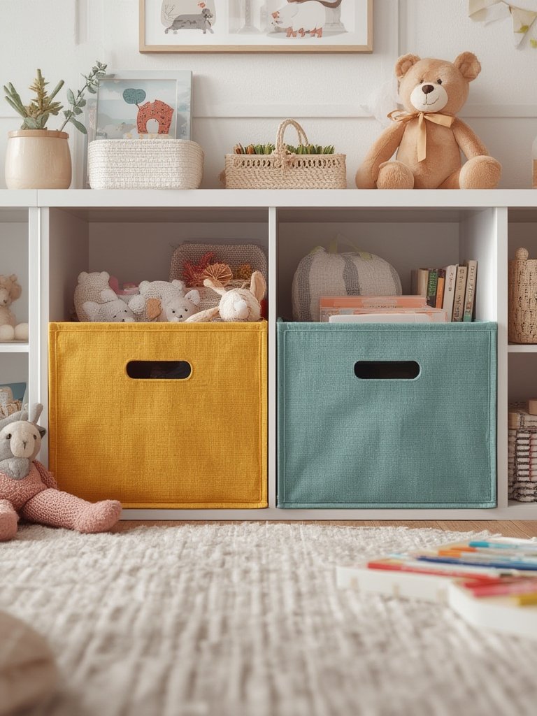 storage cubes in action