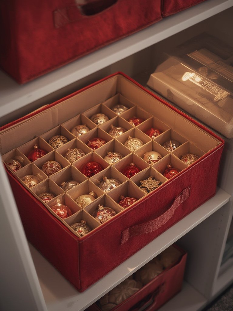 ornament storage in action