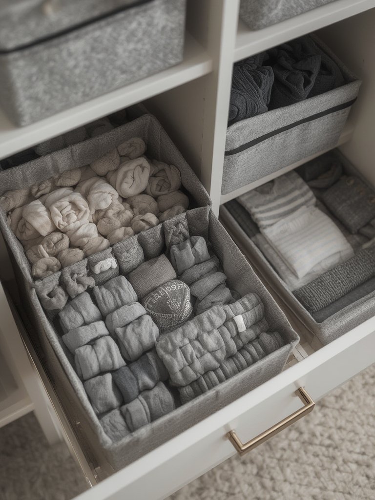 drawer organizer in action