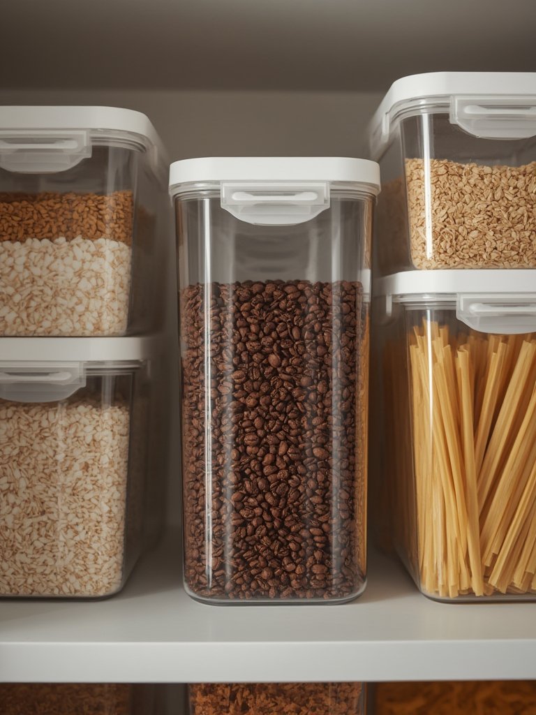 airtight container in action