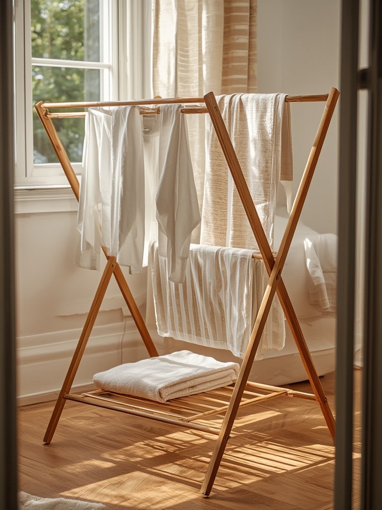 bamboo rack in action