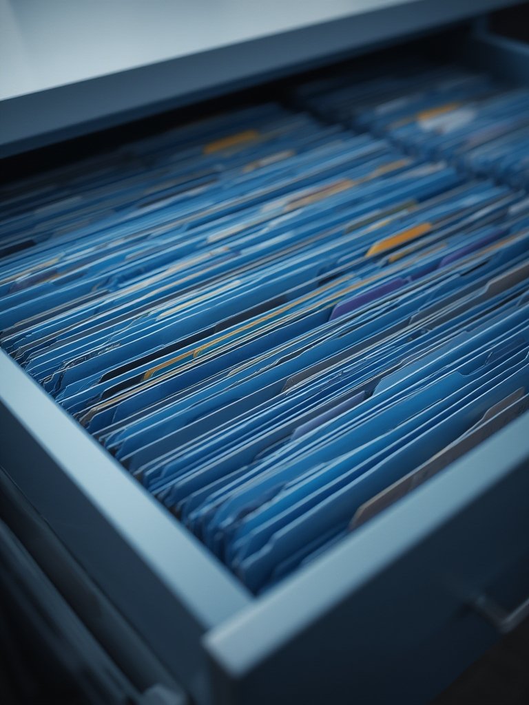 file folders in action