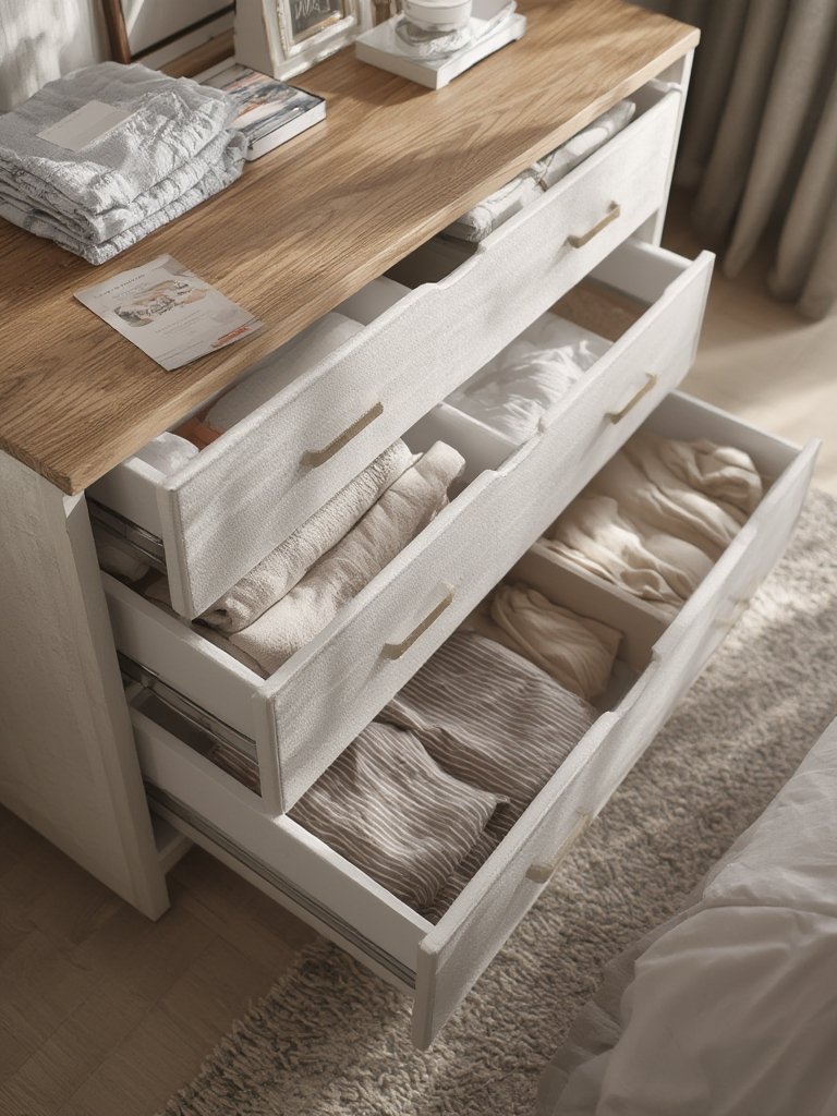 bedroom dresser in action