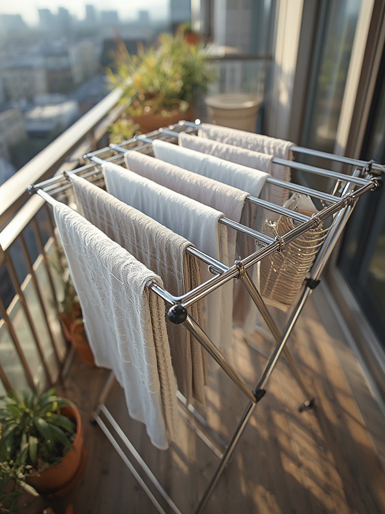 drying rack in action