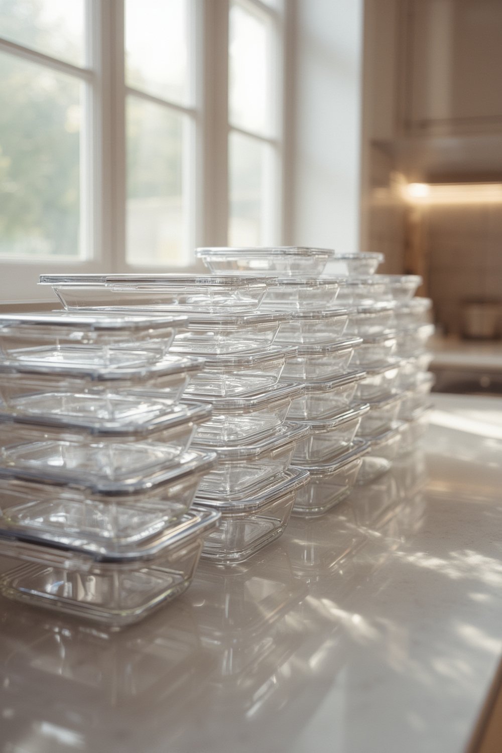 glass containers product view