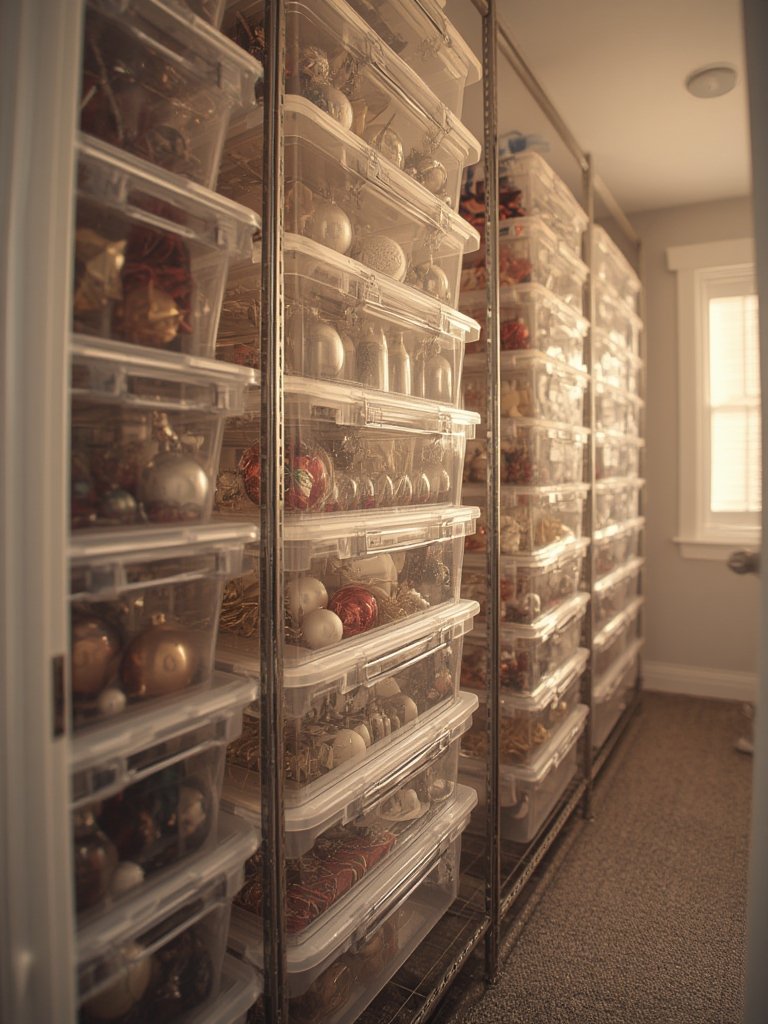 ornament storage in action