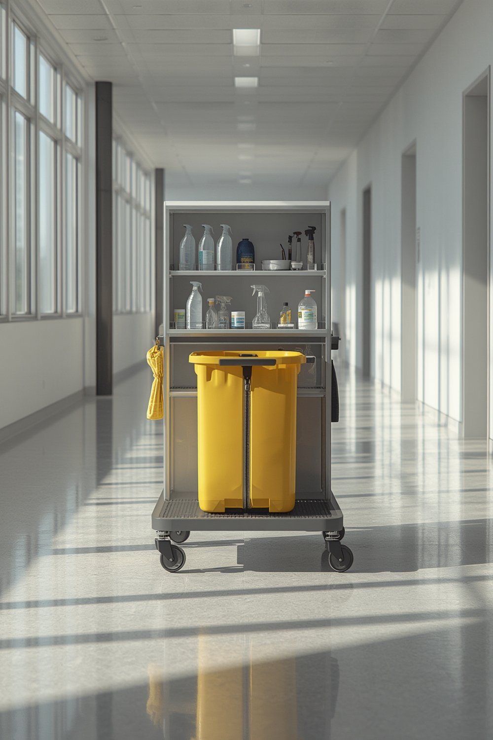 janitorial cart product view