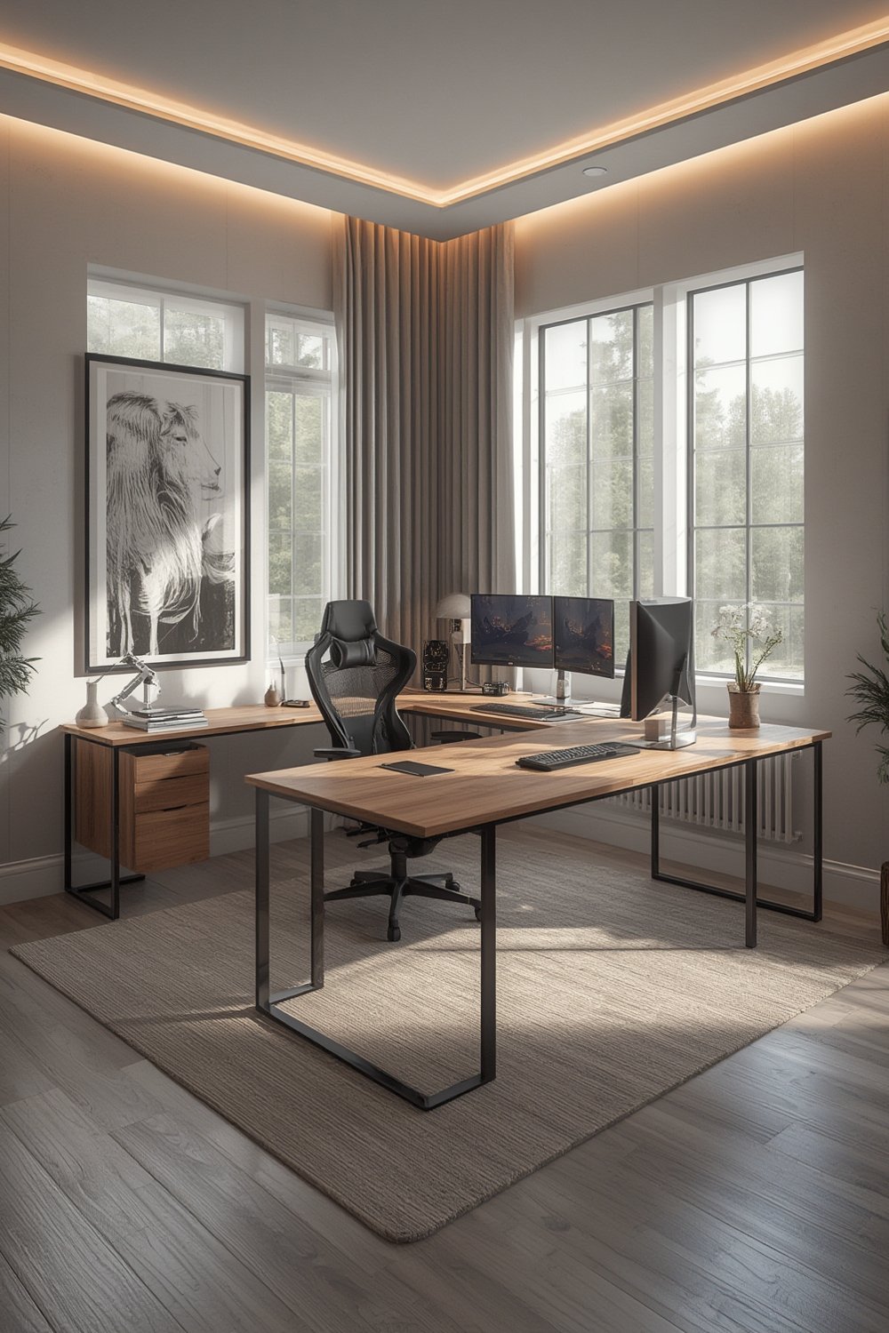 l shaped product view