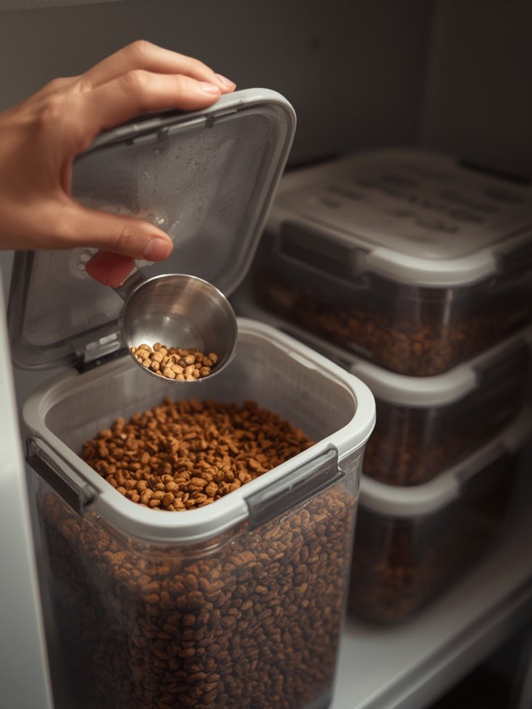 dog container in action