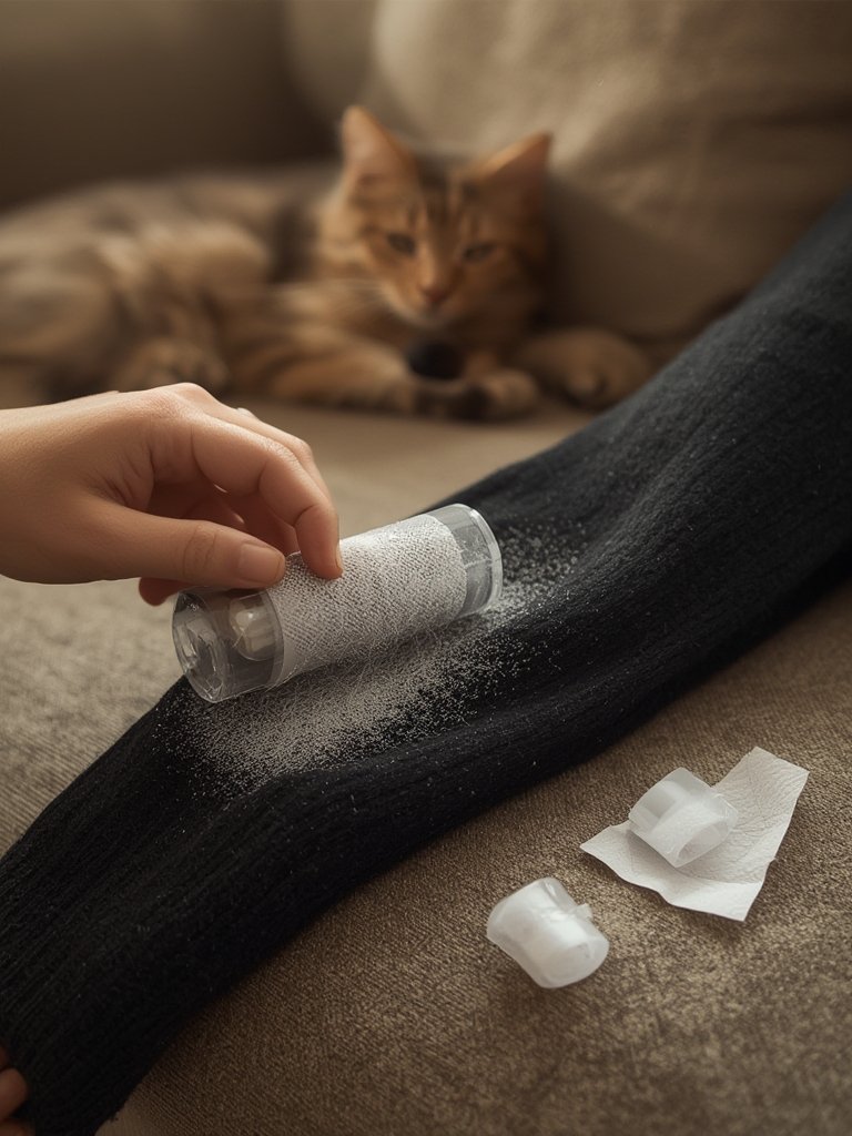 Lint Roller: 7 Ultimate Checklist For Amazing Cleaning In 2026 2 lint roller in action