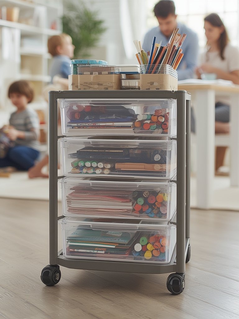 Storage Cart: 10 Ultimate Steps For Best Organization In 2026 2 storage cart in action