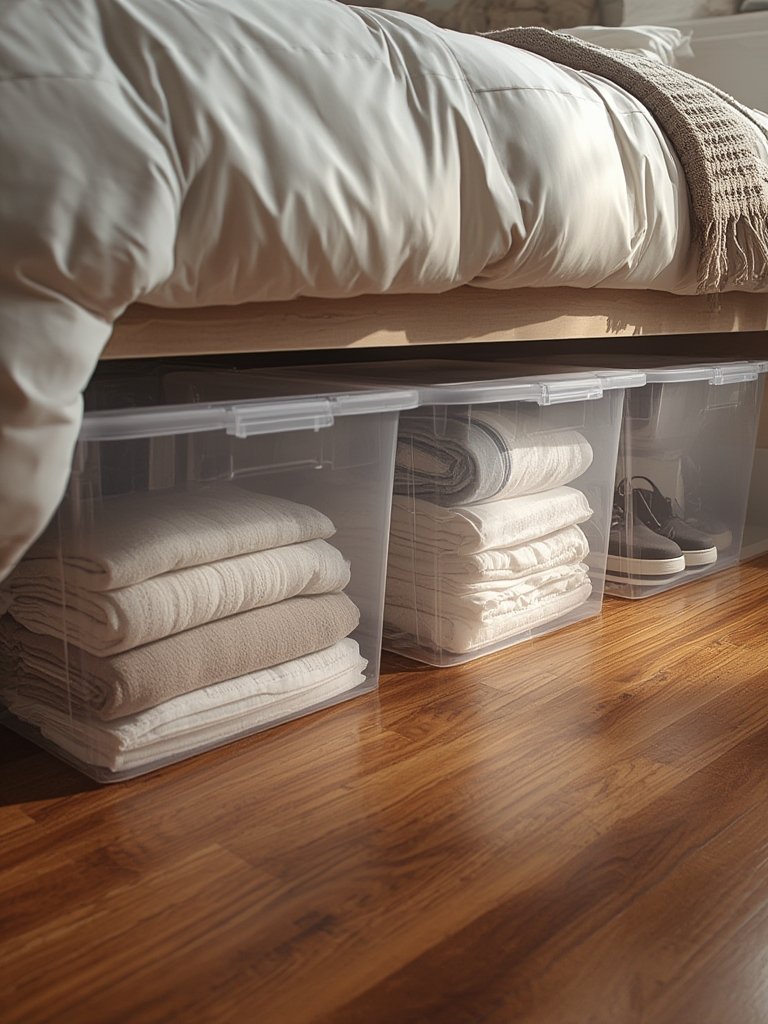 underbed storage in action