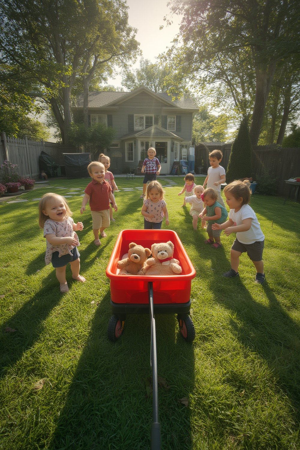 toddler wagon product view