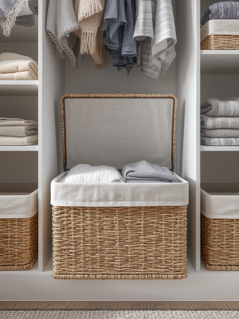 storage basket in action