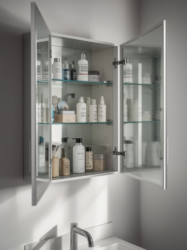 medicine cabinet in action