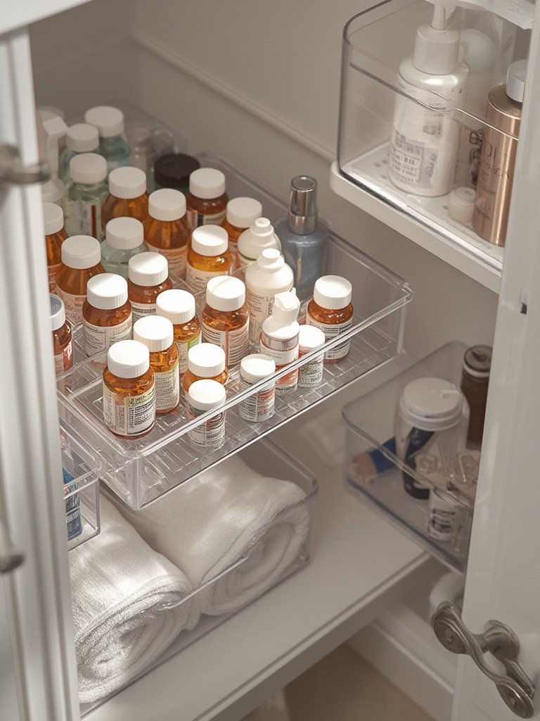 medicine organizer in action