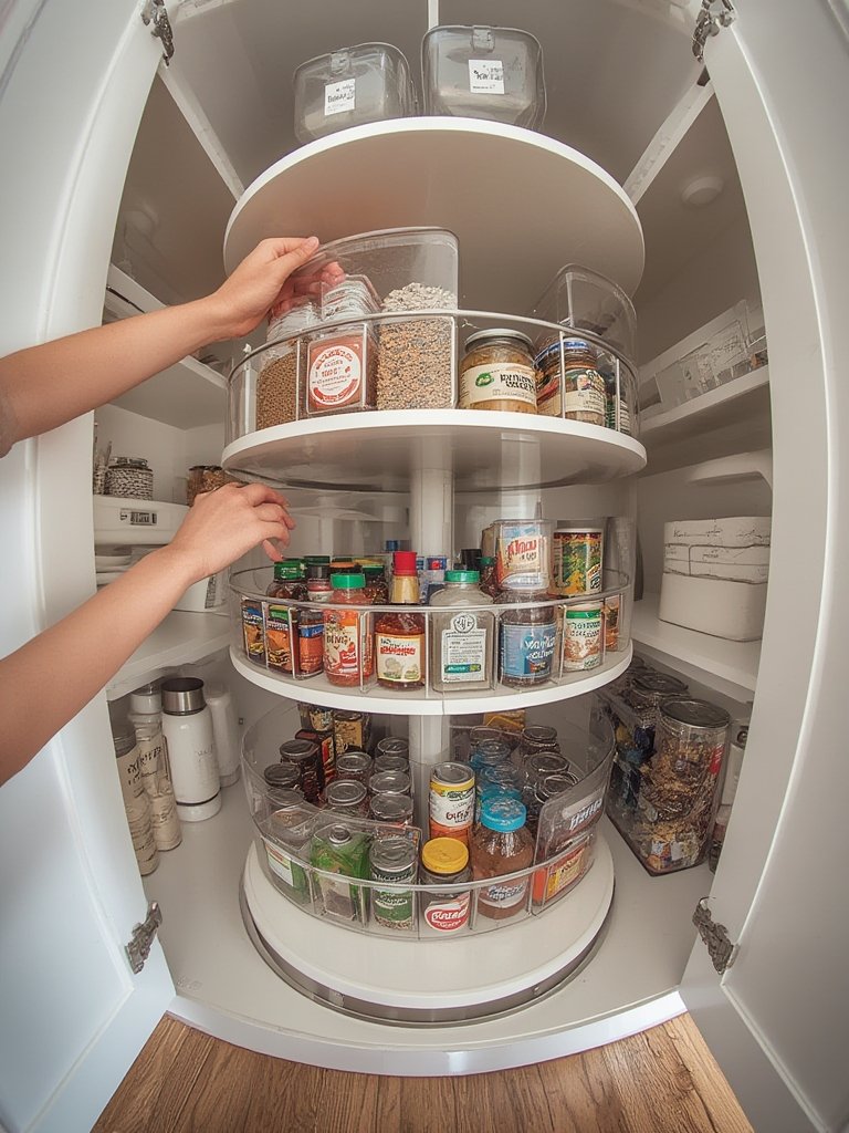 Lazy Susan: 3 Ultimate Secrets For Best Kitchen Organization In 2026 2 lazy susan in action