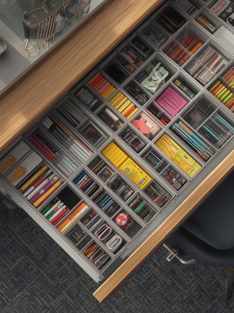 drawer organizer in action