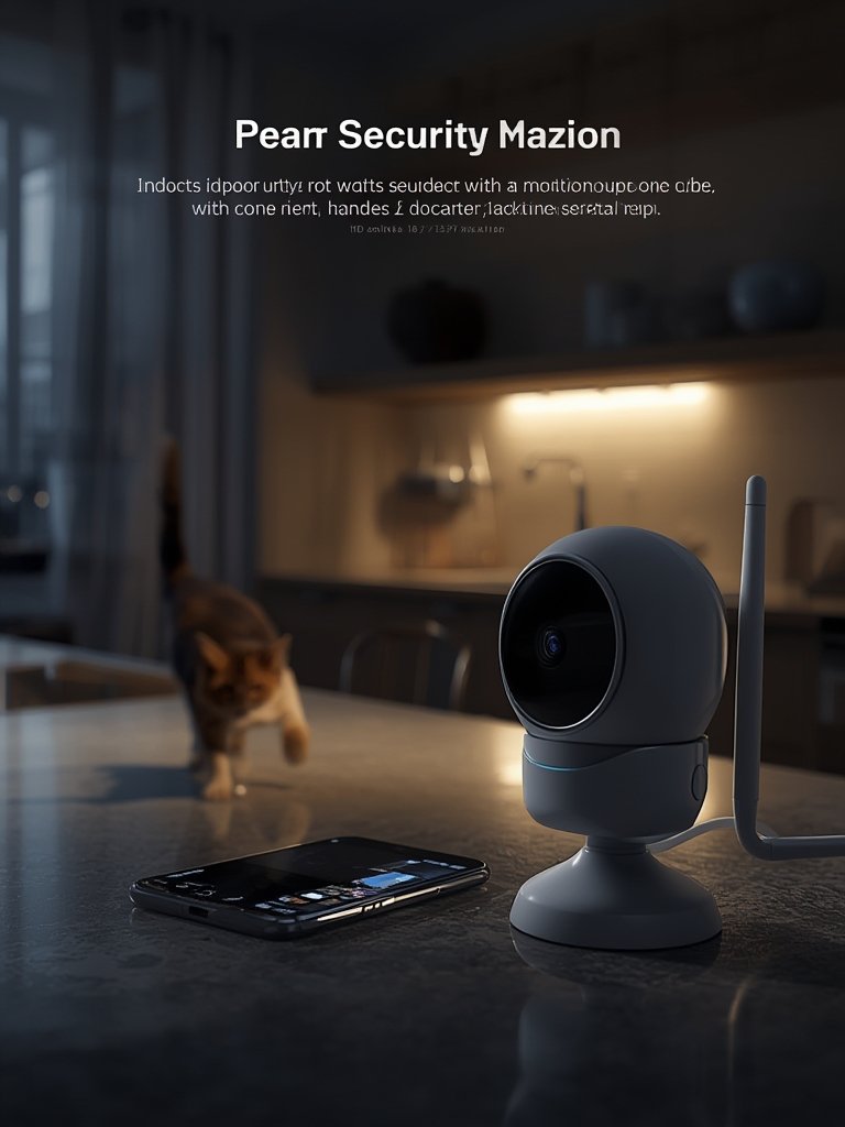 security camera in action