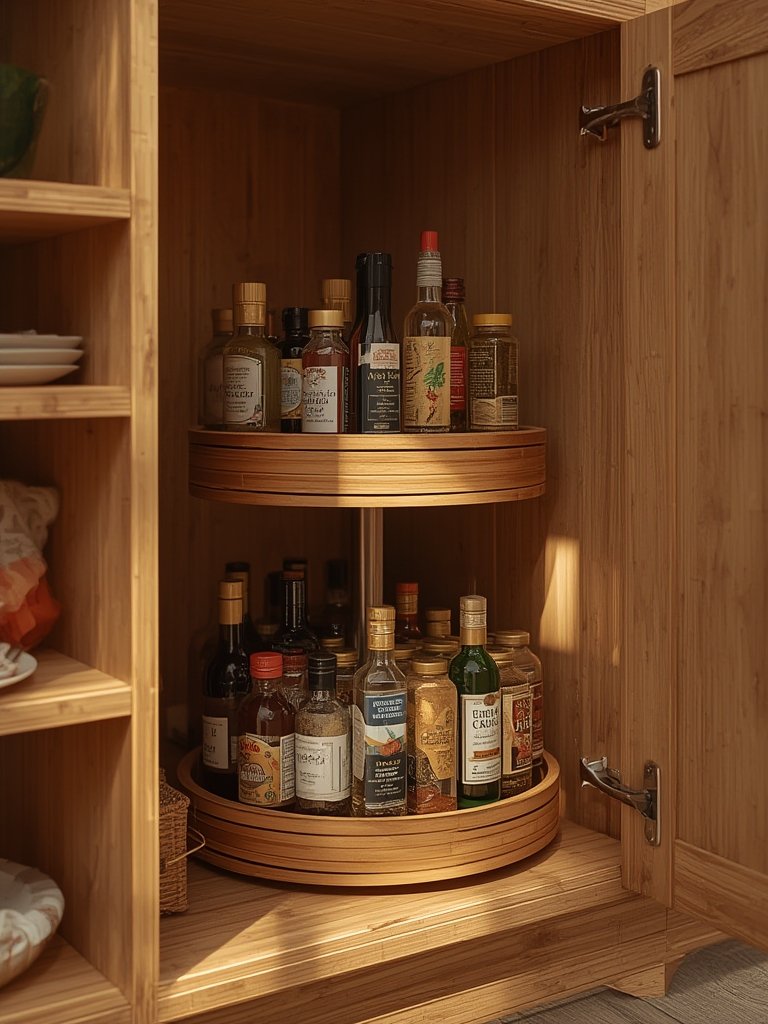 bamboo turntable in action