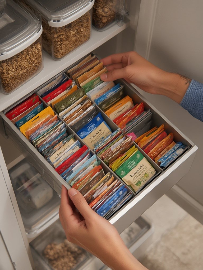 Packet Organizer: 10 Ultimate Steps For An Amazing Kitchen Storage Solution 2026 2 packet organizer in action