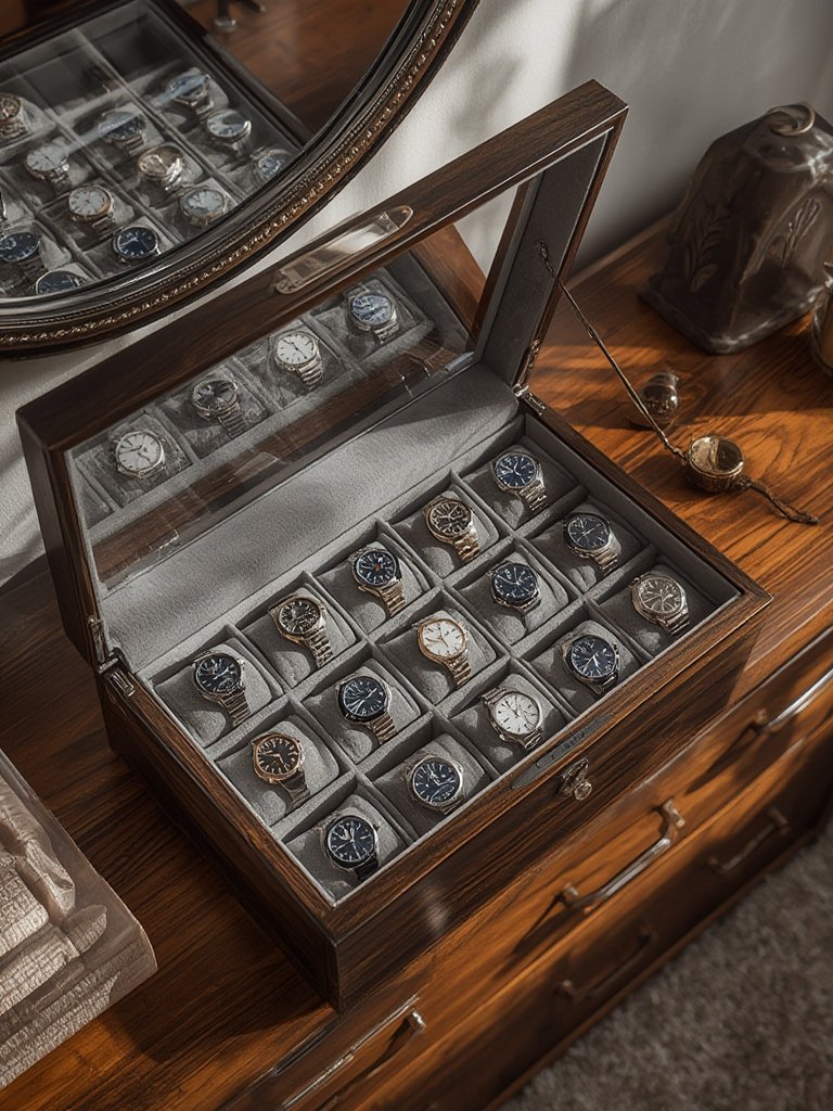 watch organizer in action