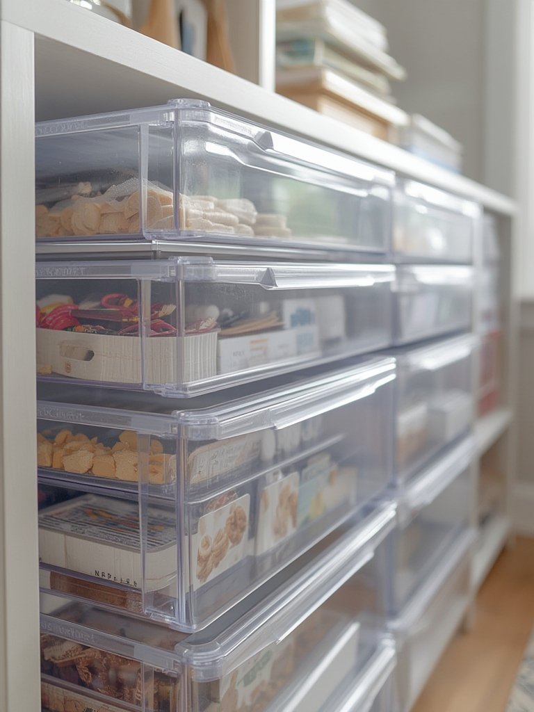 stackable drawers in action