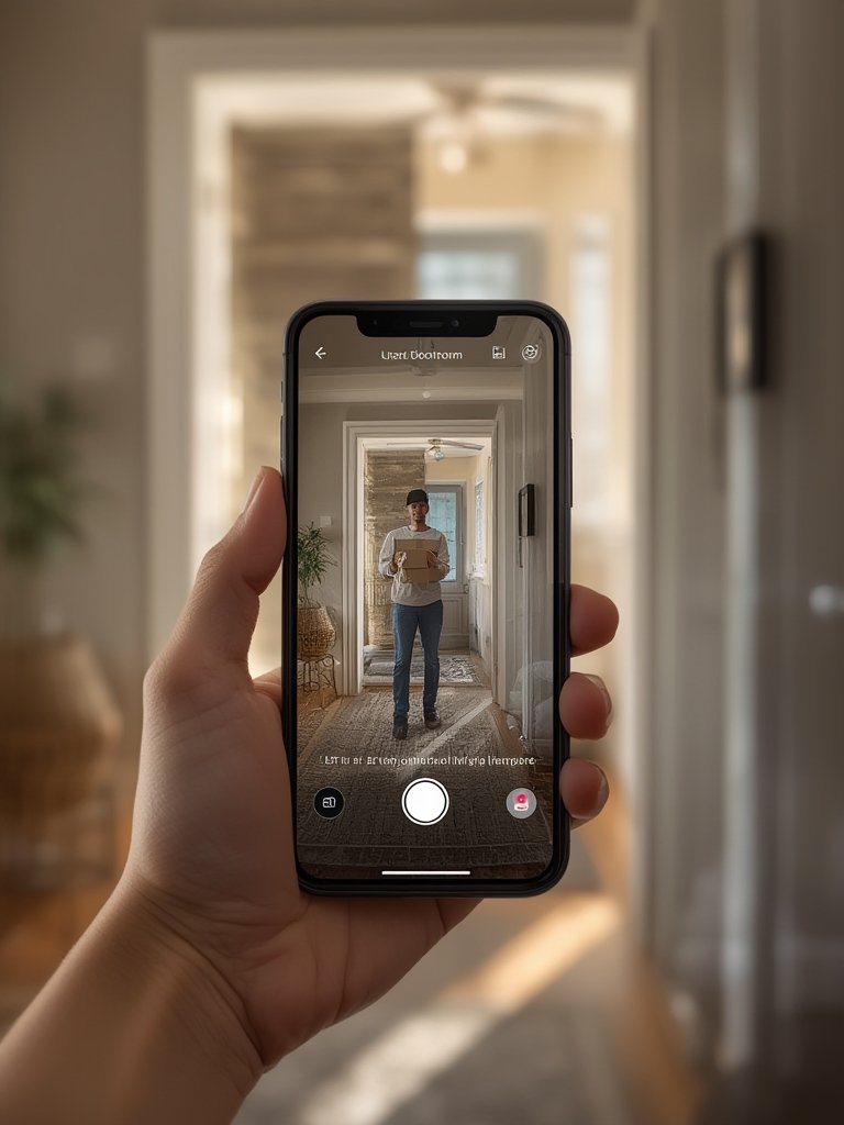 ring doorbell in action