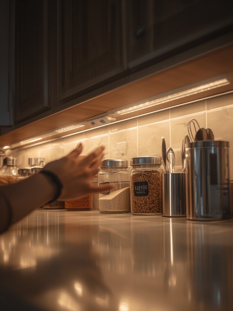 Alexa lighting in action